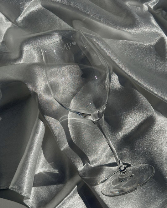 Personalised White Wine Glass